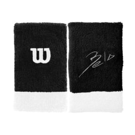 Wilson Bela Extra Wide Wristband Black/White